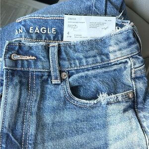 American Eagle Blue Denim Straight Jeans size 4
